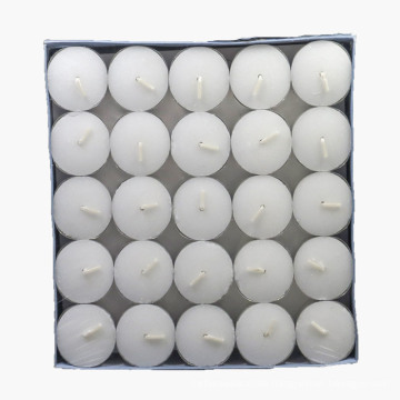 Aoyin Shijiazhuang Tealight Candle/50PCS Pack White Small Round Tes Candles